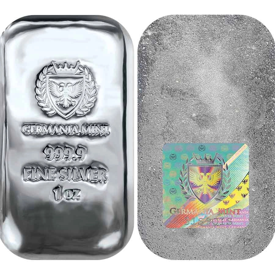 1 oz Germania Mint Silver Bar