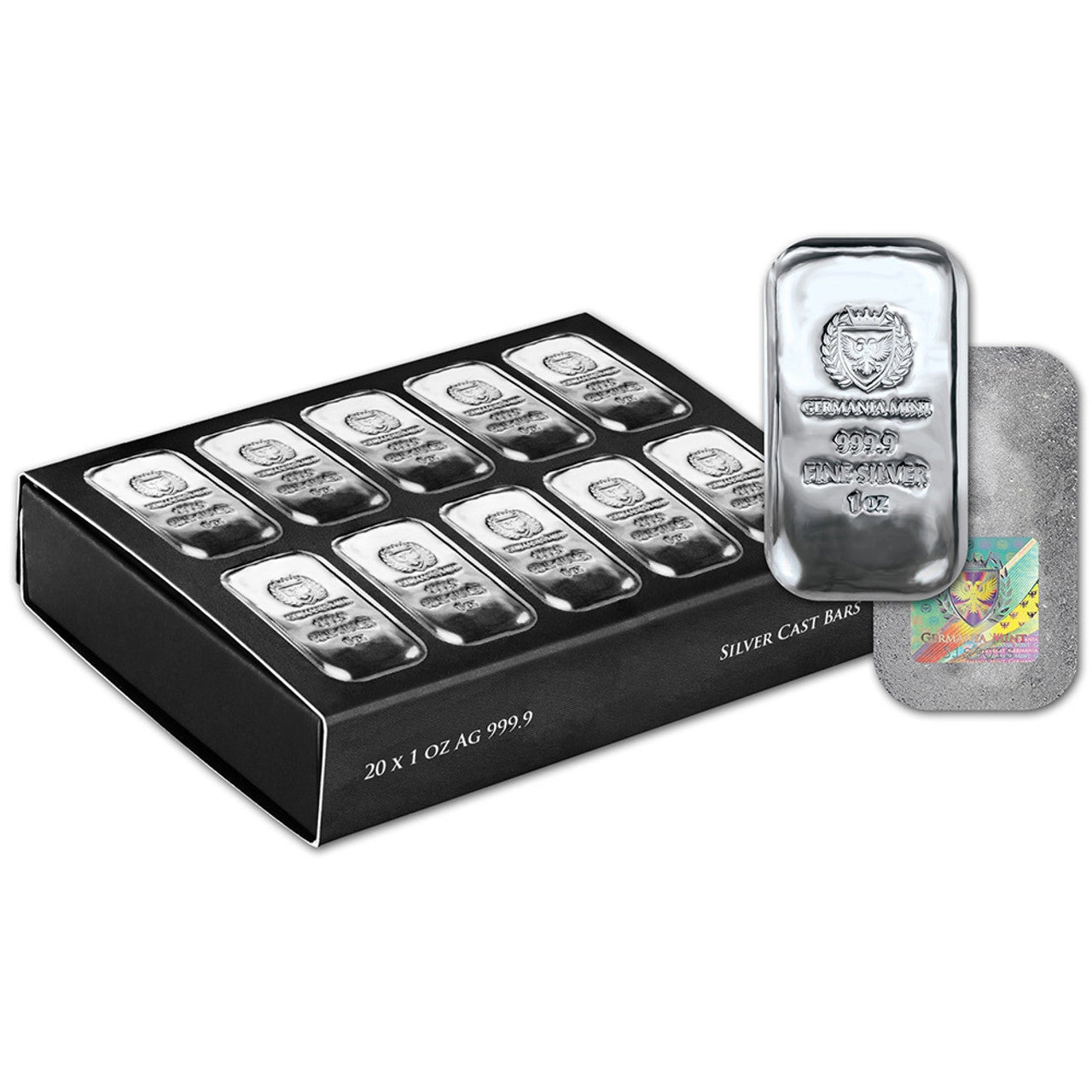 1 oz Germania Mint Silver Bar
