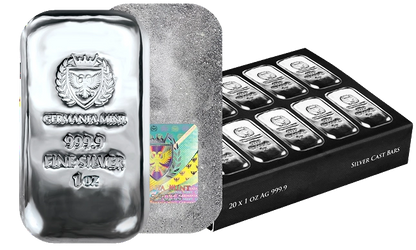 1 oz Germania Mint Silver Bar