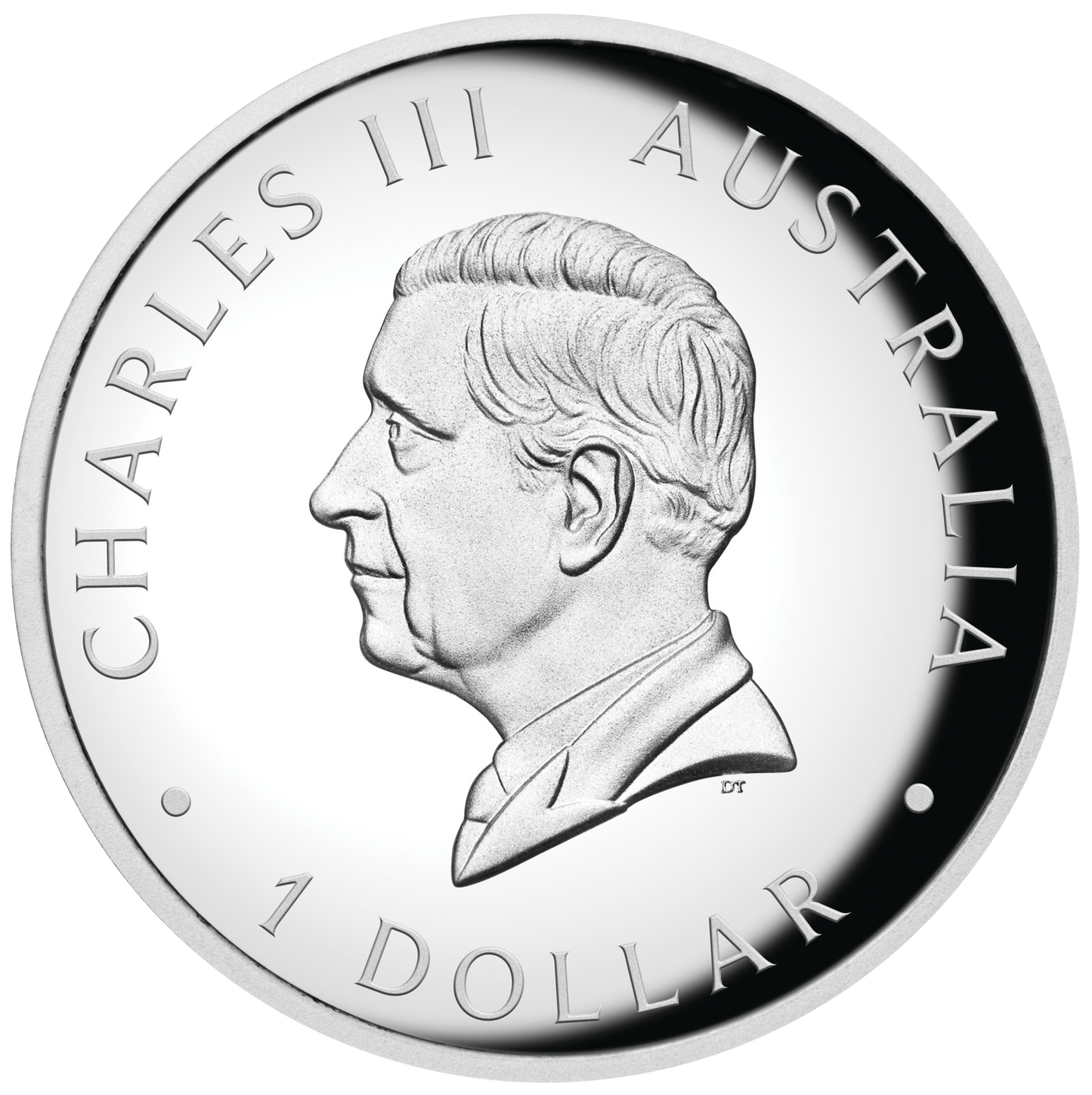 2024 $1 Australian Kangaroo 1oz Silver Proof High Relief Coloured Coin