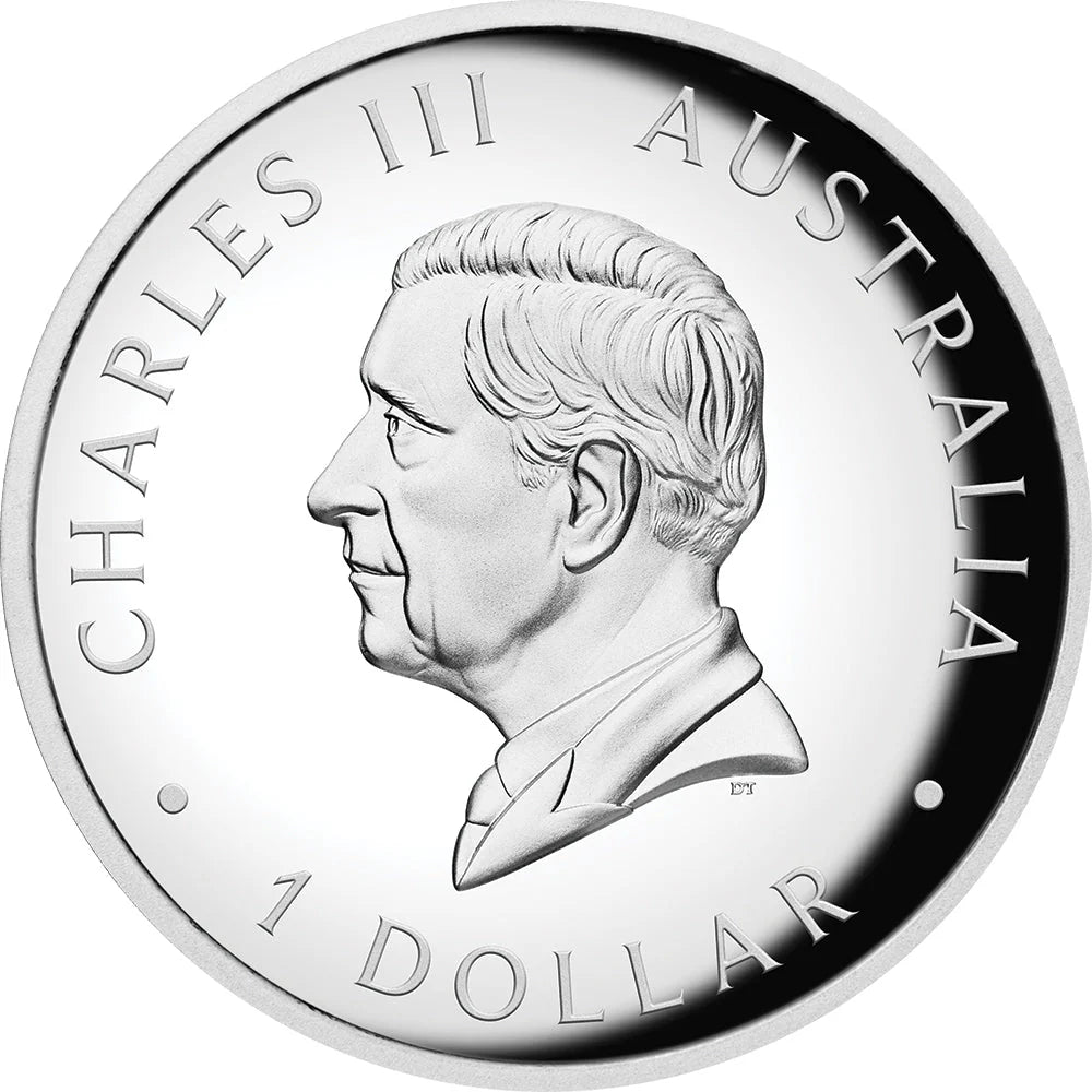 2025 Australian Kangaroo 1oz Silver Proof High Relief Coin