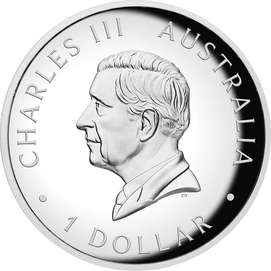 2025 Australian Kangaroo 1oz Silver Proof High Relief Coin
