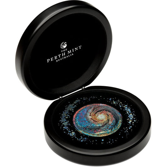 2025 Extragalactic 5oz Silver Patinaed Coloured Coin