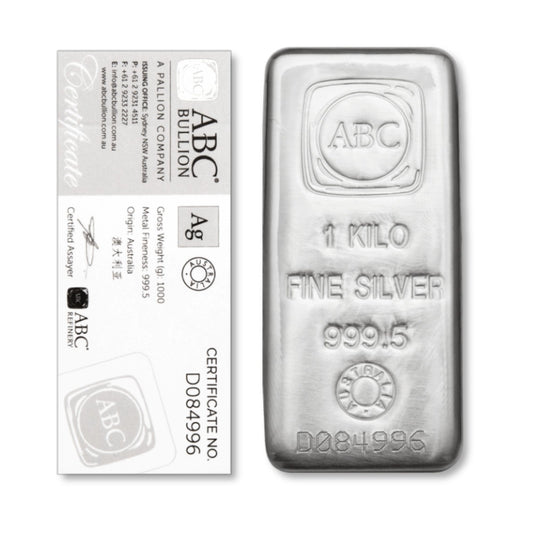 ABC 1kg Silver bars