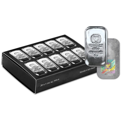 1 oz Germania Mint Silver Bar