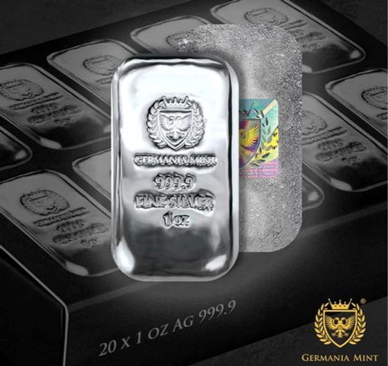 1 oz Germania Mint Silver Bar
