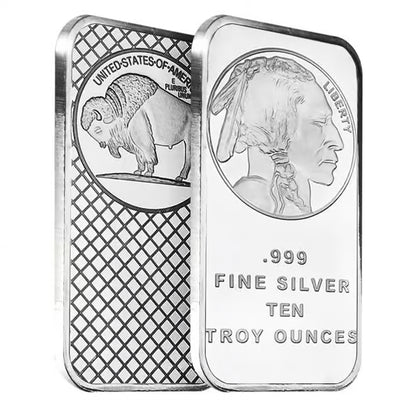 10 oz Buffalo Silver Bar